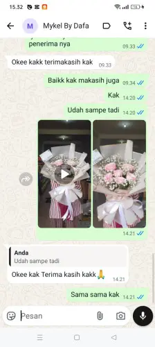 Testimonial Buket Bunga panyaungan