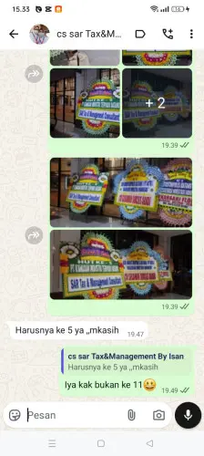 Testimonial Papan Bunga panyaungan